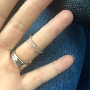 Diamond Eternity Band in Rose Gold